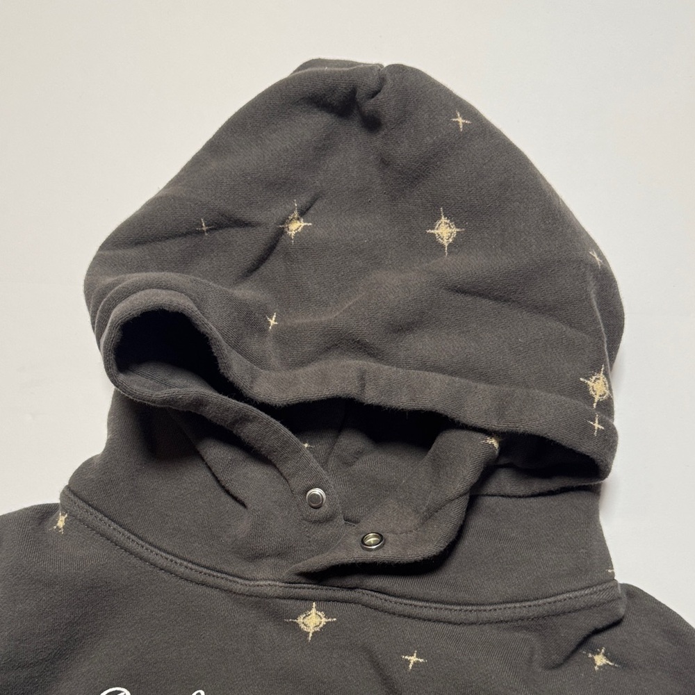 DARC SPORT Wolves Club Faded Black 'Wolves Forever' Graphic Hoodie Sweatshirt M - Picture 5 of 15